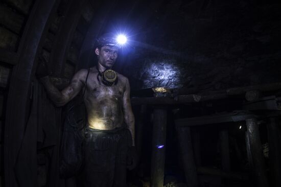 Zarya mine in Donetsk Region