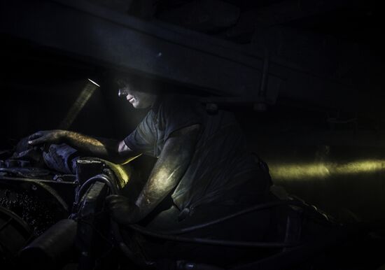 Zarya mine in Donetsk Region