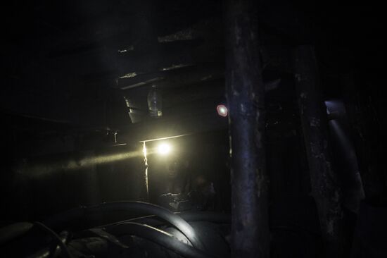 Zarya mine in Donetsk Region