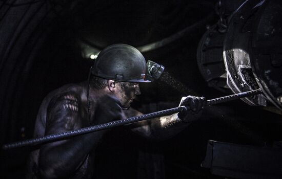 Zarya mine in Donetsk Region