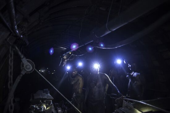 Zarya mine in Donetsk Region