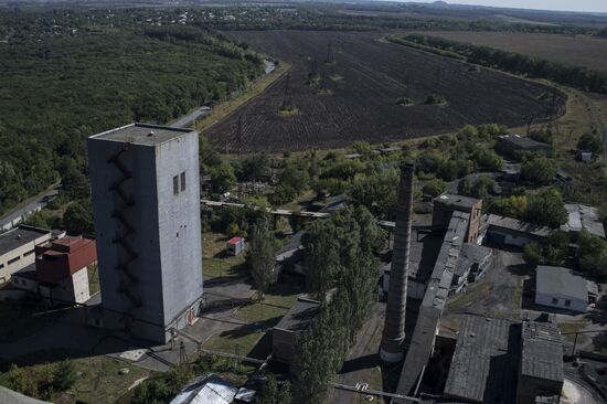 Zarya mine in Donetsk Region
