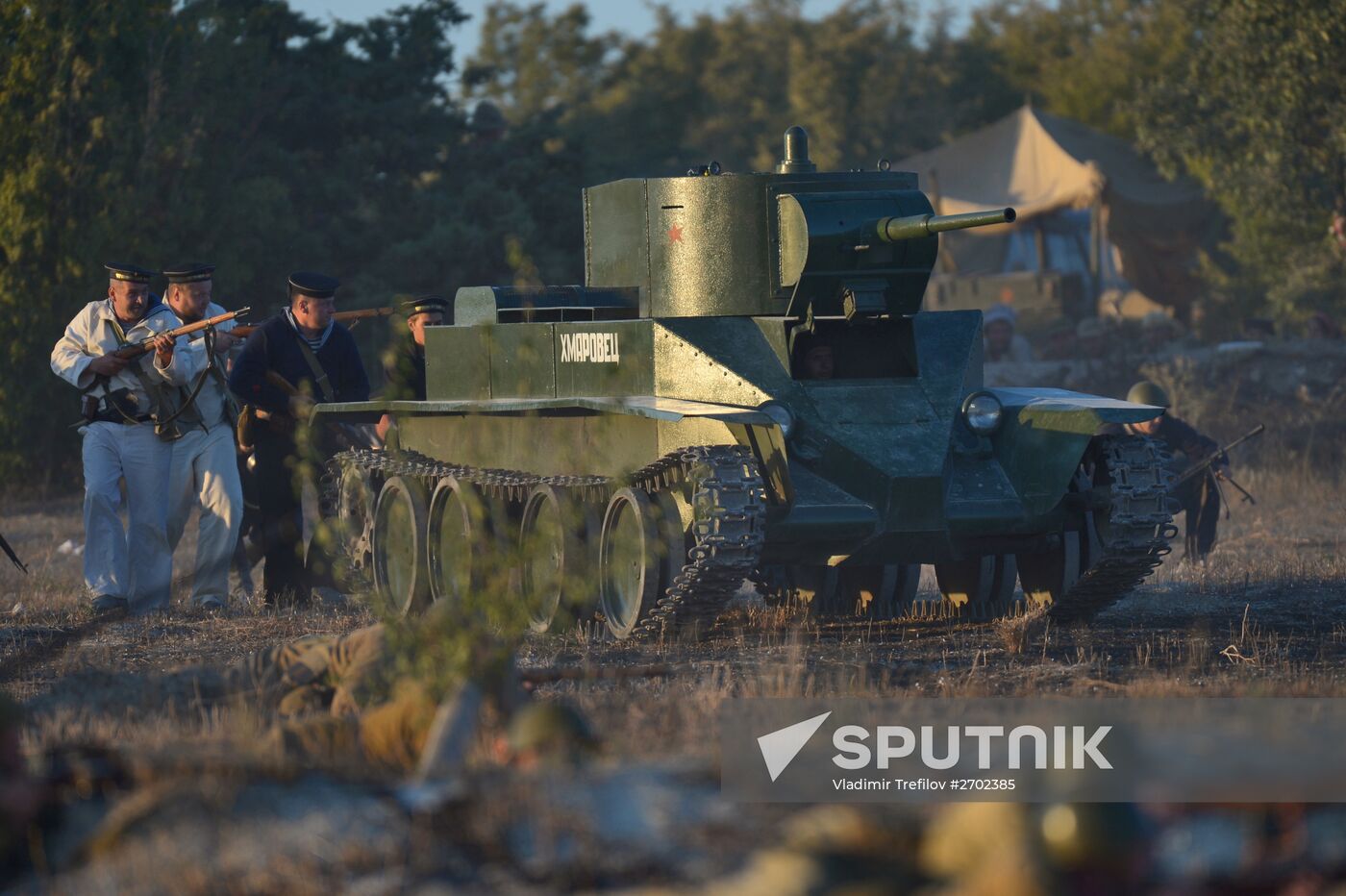 Crimean military historical festival Fedyukhin Heights