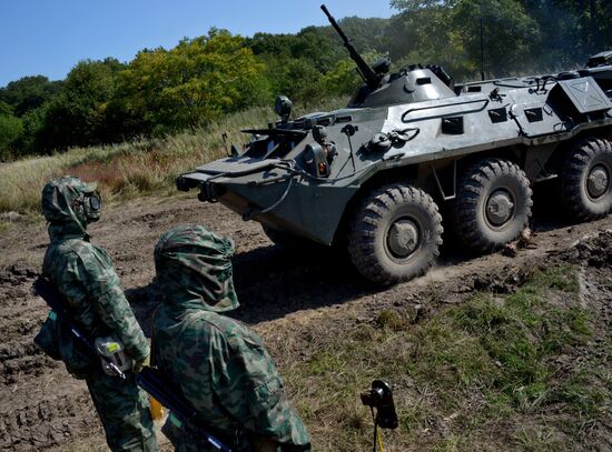 Joint force exercise in Primorye Territory