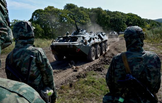 Joint force exercise in Primorye Territory