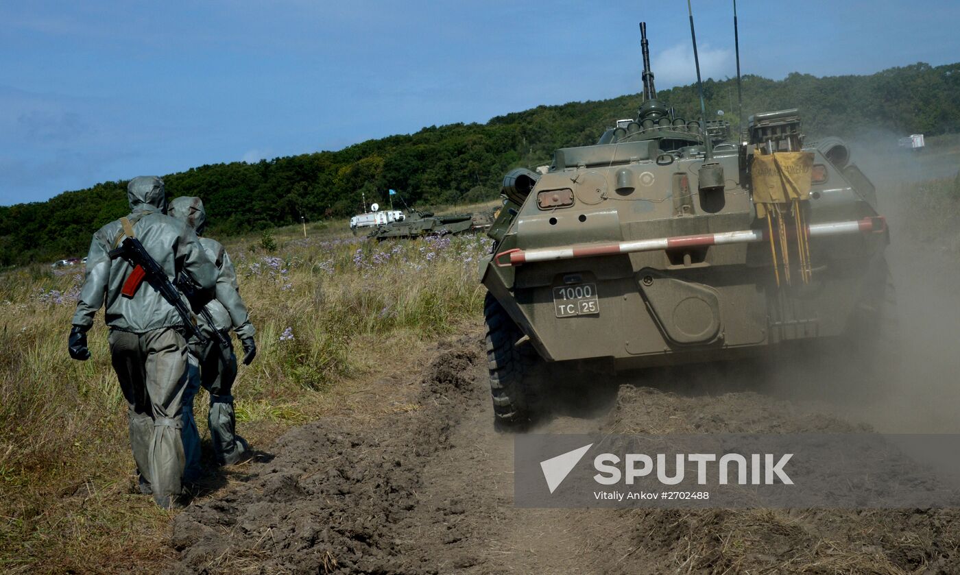 Joint force exercise in Primorye Territory