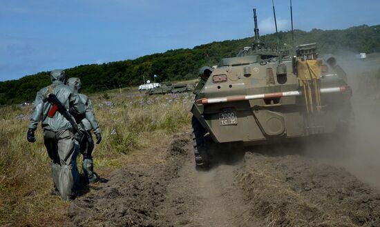 Joint force exercise in Primorye Territory