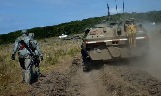 Joint force exercise in Primorye Territory