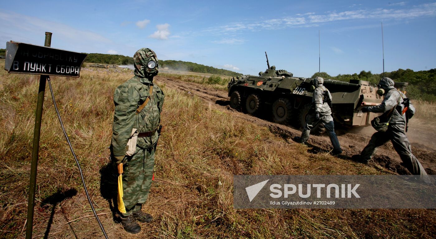 Joint force exercise in Primorye Territory