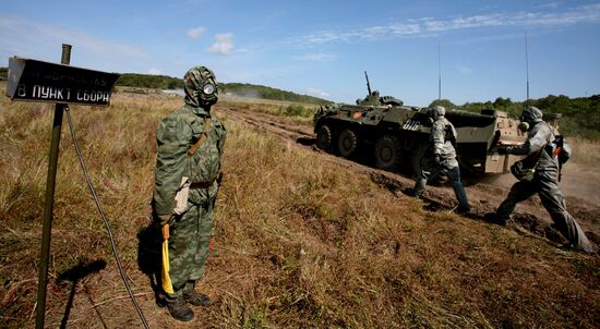 Joint force exercise in Primorye Territory