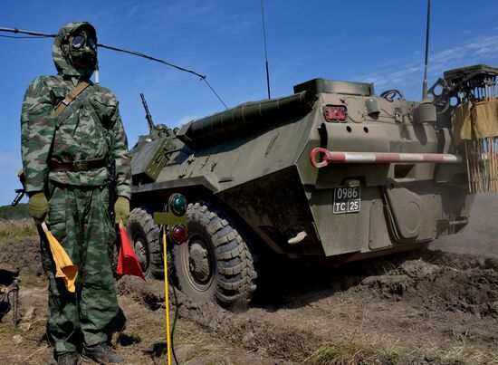 Joint force exercise in Primorye Territory