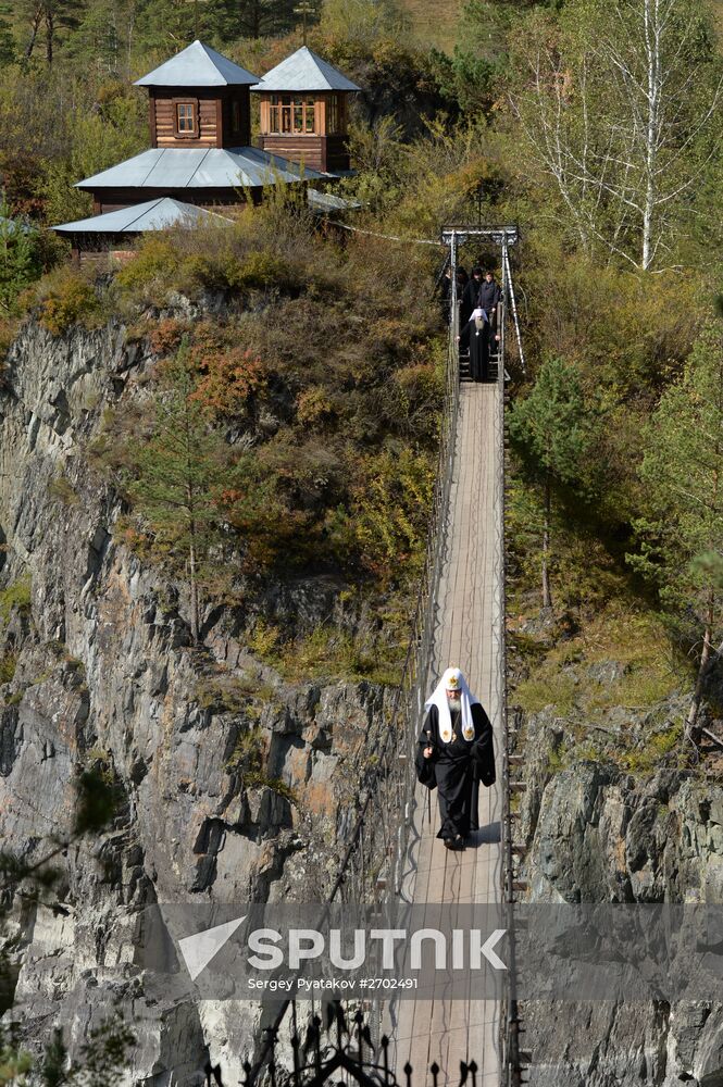 Patriarch Kirill visits Republic of Altai