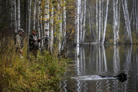 Intergrated gun dog competition im memoriam R.Kalashnikov