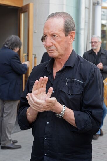 Funeral service for actor Mikhail Remizov