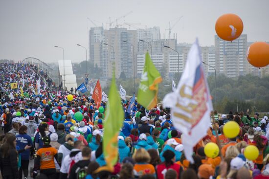 Siberian international marathon in Omsk