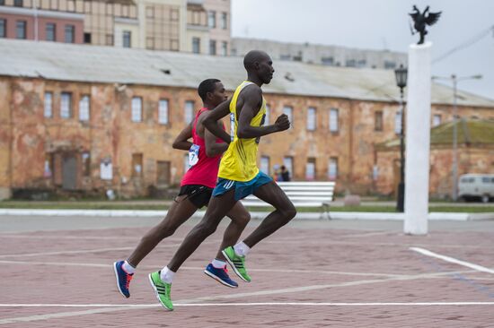 Siberian international marathon in Omsk