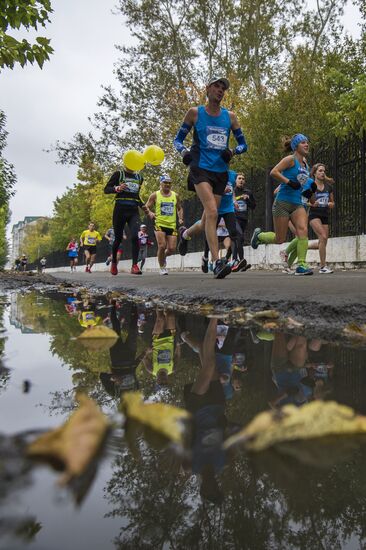 Siberian international marathon in Omsk
