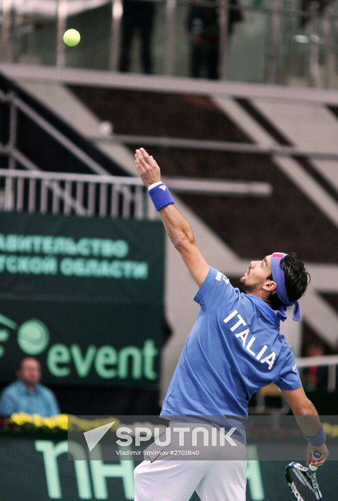 Tennis. Davis Cup. Russia vs. Italy