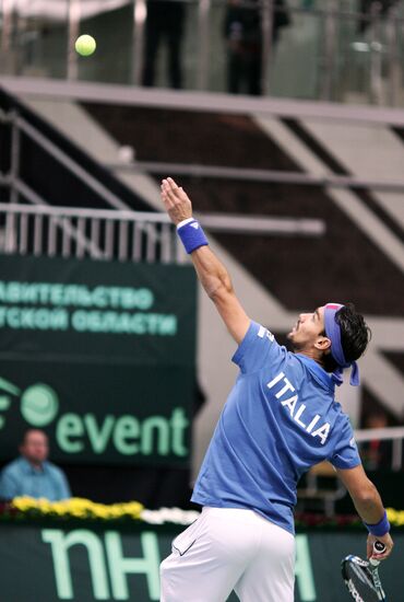 Tennis. Davis Cup. Russia vs. Italy