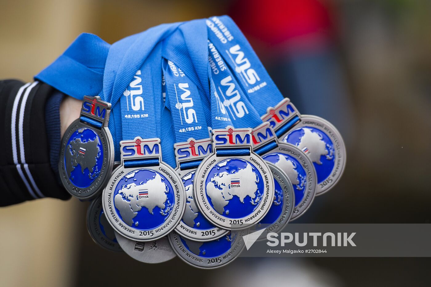 Siberian international marathon in Omsk