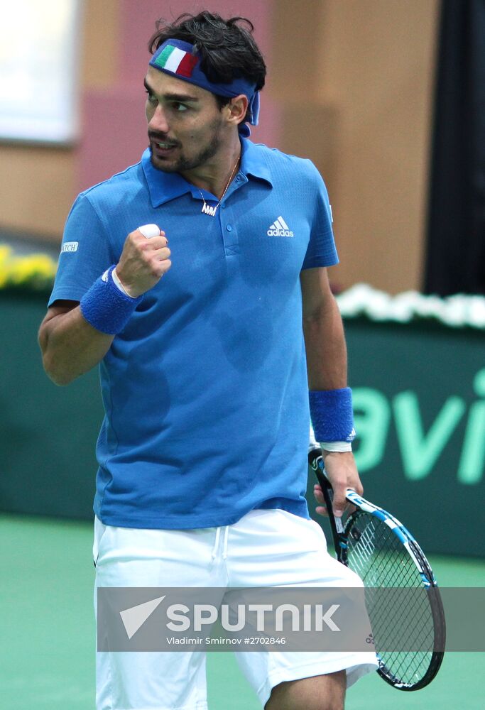 Tennis. Davis Cup. Russia vs. Italy