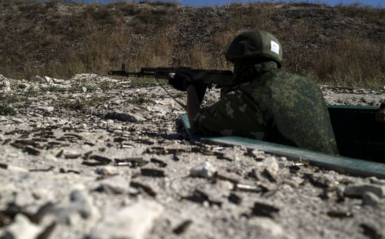 Dobrovolets military patriotic club for youths in Luhansk