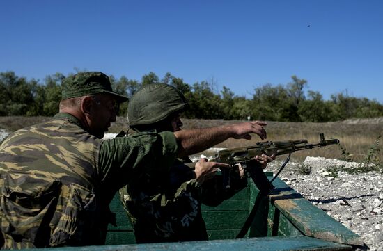 Dobrovolets military patriotic club for youths in Luhansk