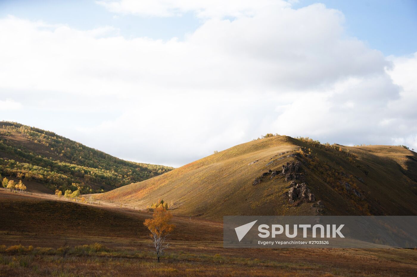 Fall in southeast Trans-Baikal Territory