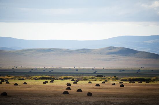 Fall in southeast Trans-Baikal Territory