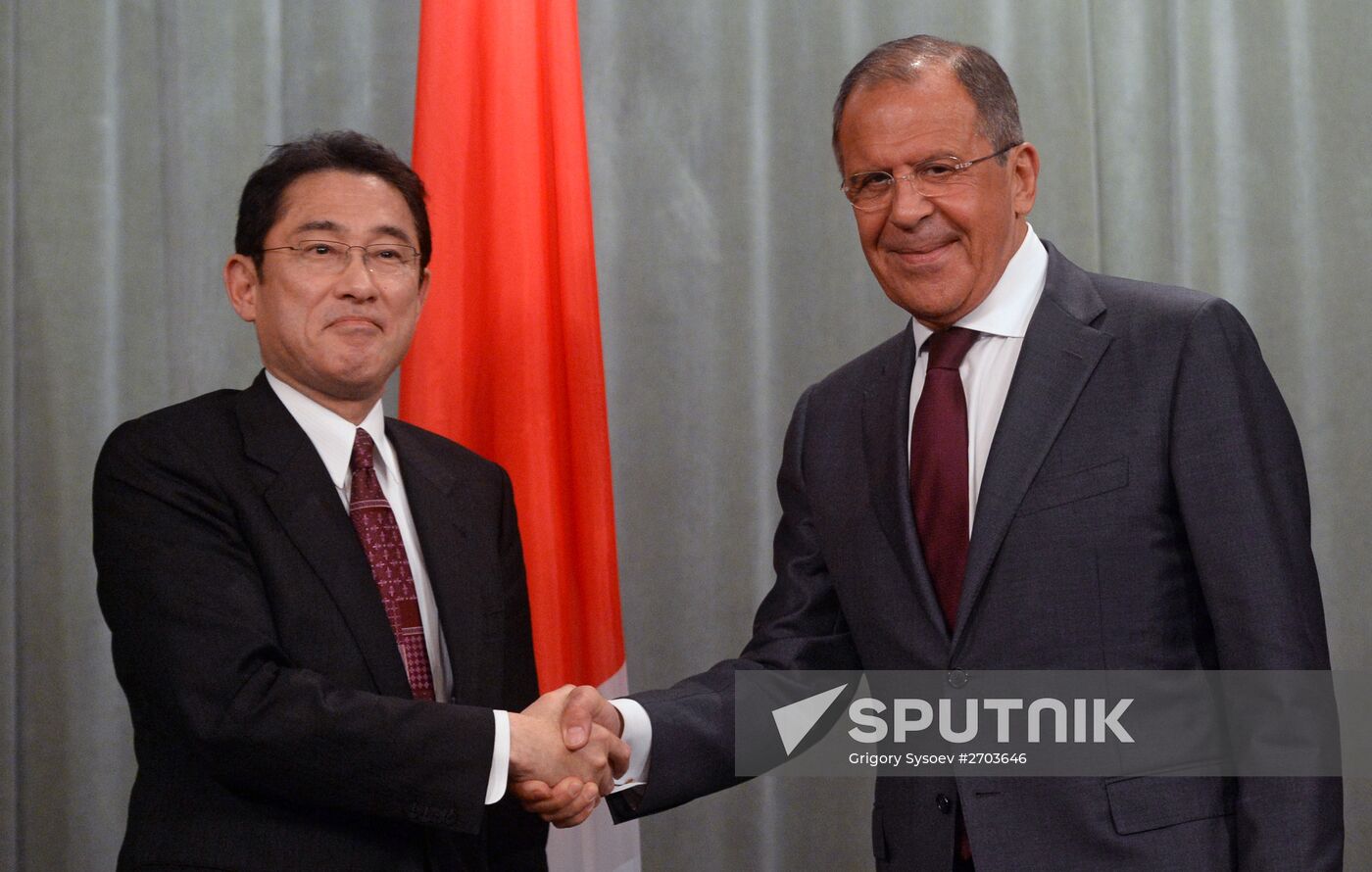 Russian and Japanese Foreign Ministers S.Lavrov and F.Kishida meet in Moscow