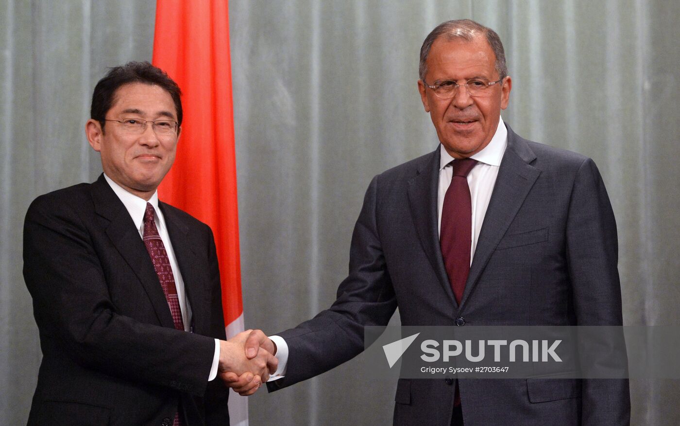 Russian and Japanese Foreign Ministers S.Lavrov and F.Kishida meet in Moscow