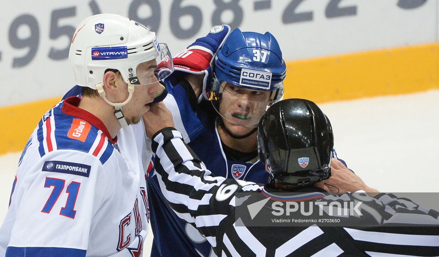 KHL. Dynamo Moscow vs. SKA St.Petersburg