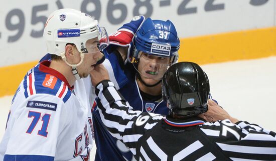 KHL. Dynamo Moscow vs. SKA St.Petersburg