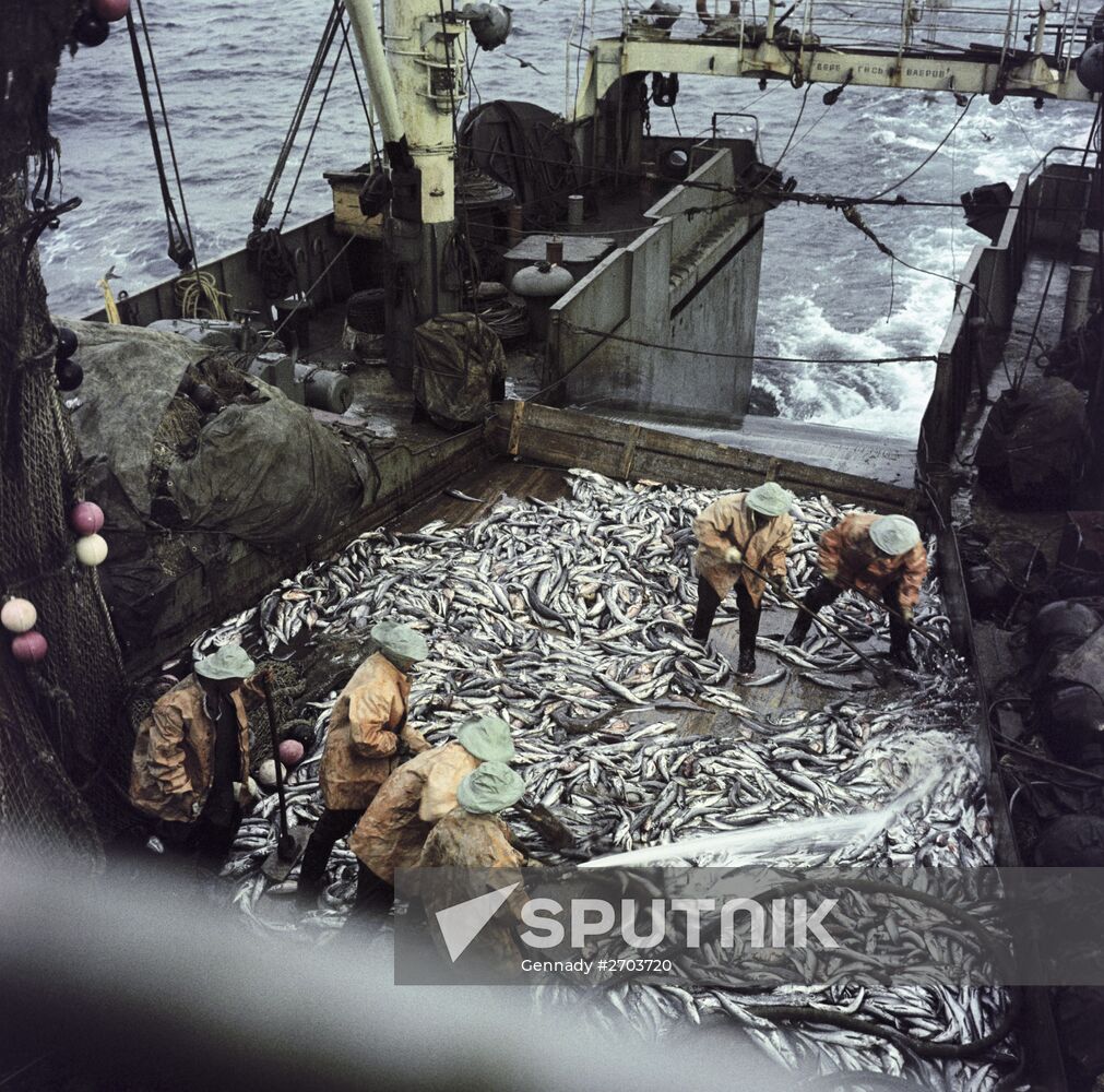 Fishing industry in the Atlantic.