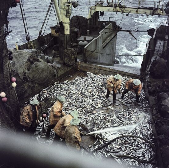 Fishing industry in the Atlantic.