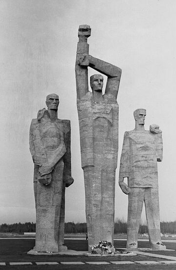 Salaspils memorial ensemble in Latvia