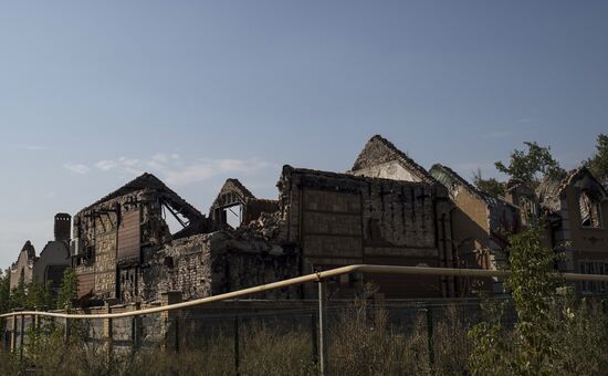 Vesyoloye village in Donetsk Region