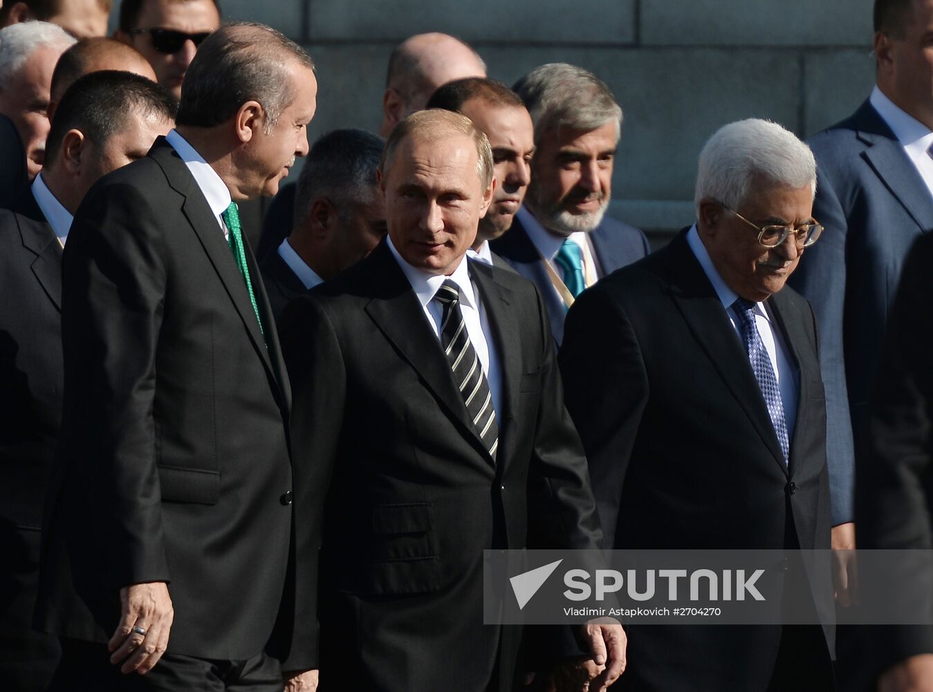 President Vladimir Putin attends opening of renovated Moscow Cathedral Mosque