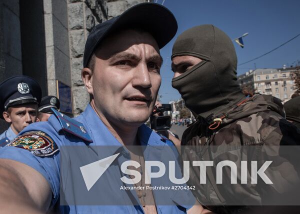 Clashes at Kharkov City Council