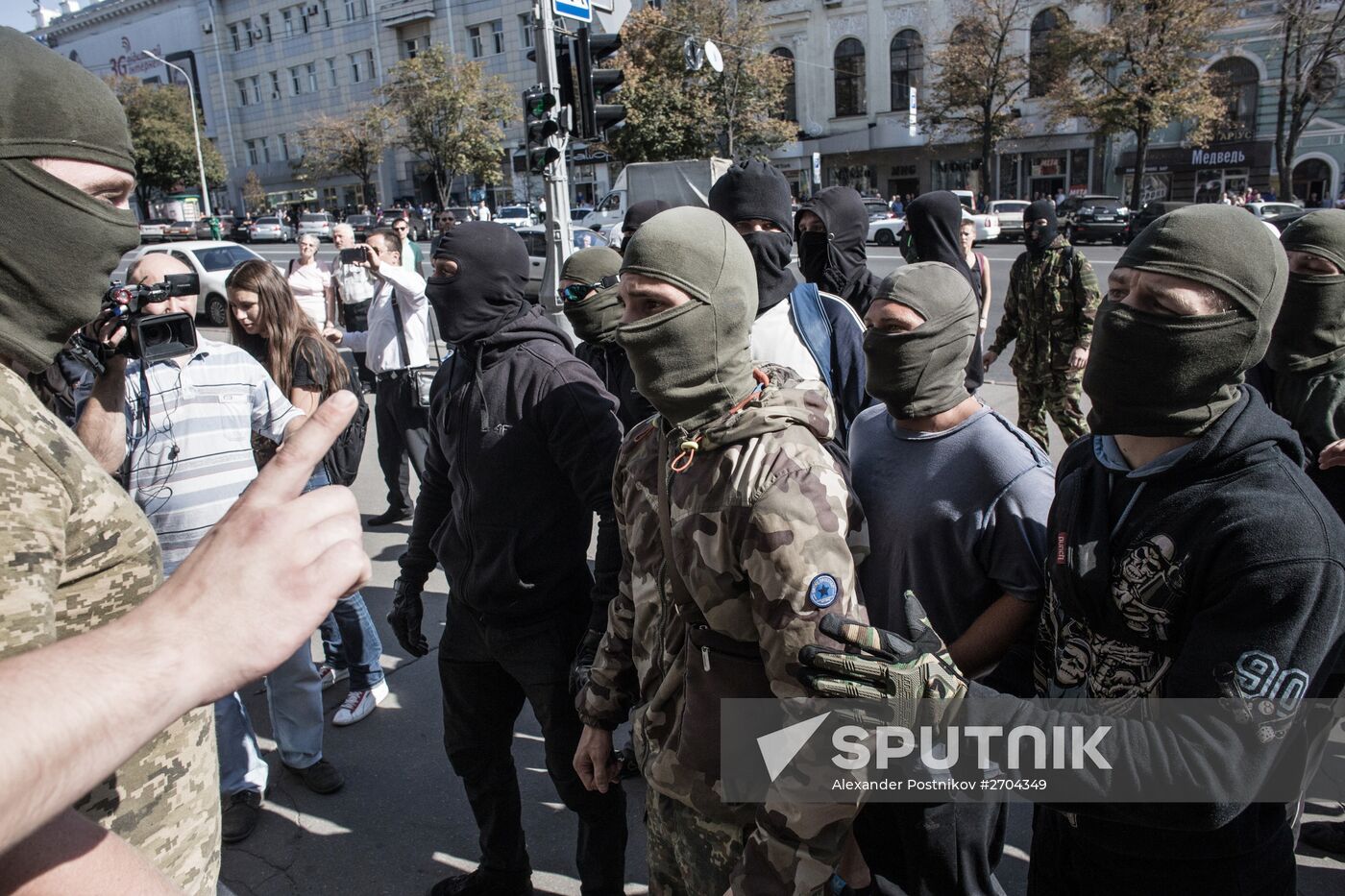 Clashes at Kharkov City Council