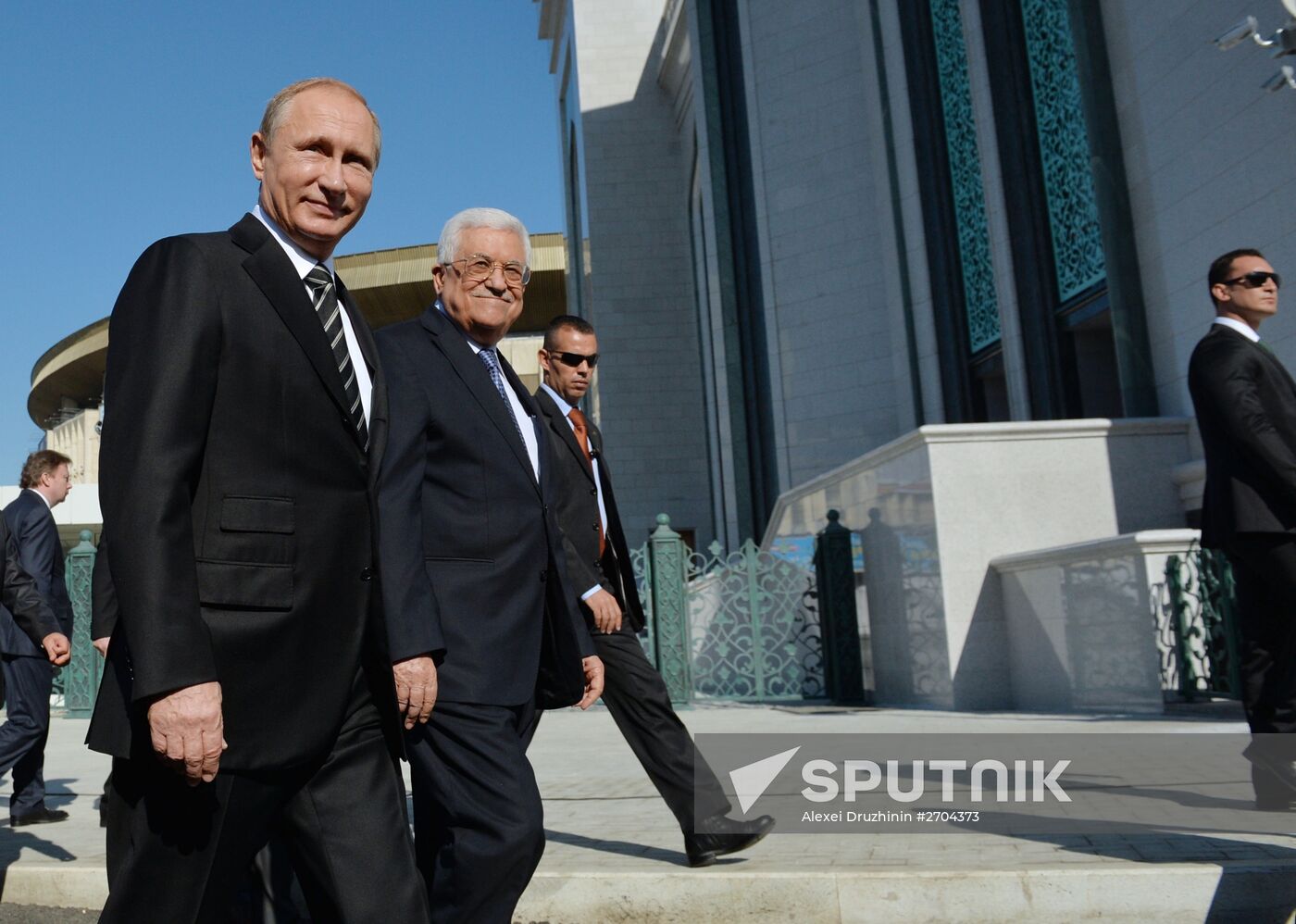 President Vladimir Putin attends opening of renovated Moscow Congregational Mosque