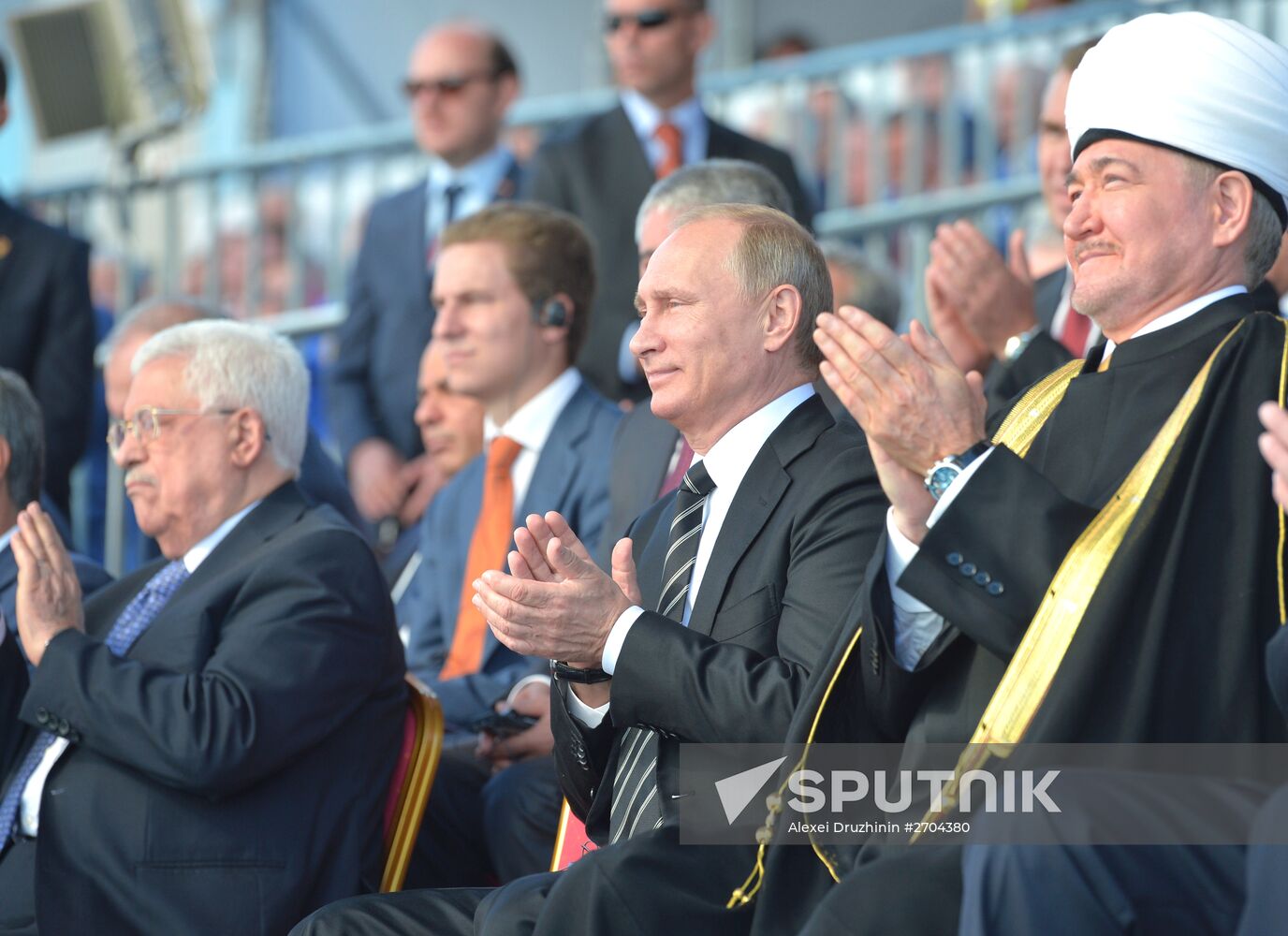 President Vladimir Putin attends opening of renovated Moscow Congregational Mosque