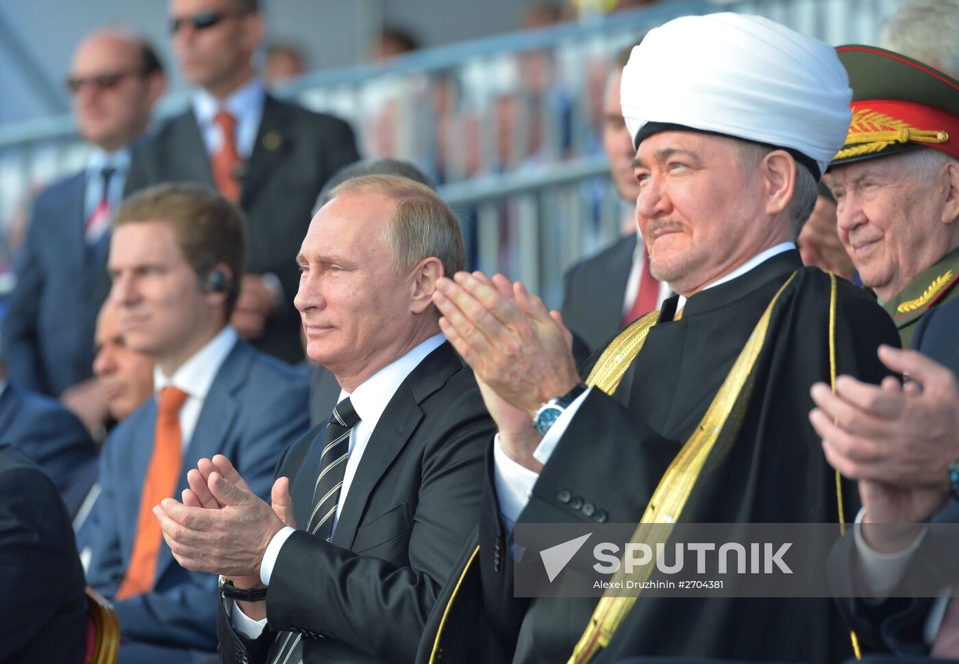 President Vladimir Putin attends opening of renovated Moscow Congregational Mosque
