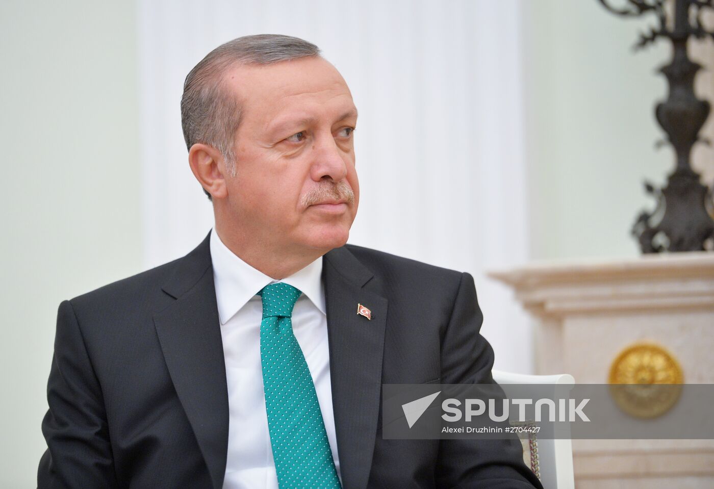 President Vladimir Putin meets with President of Turkey Recep Erdogan