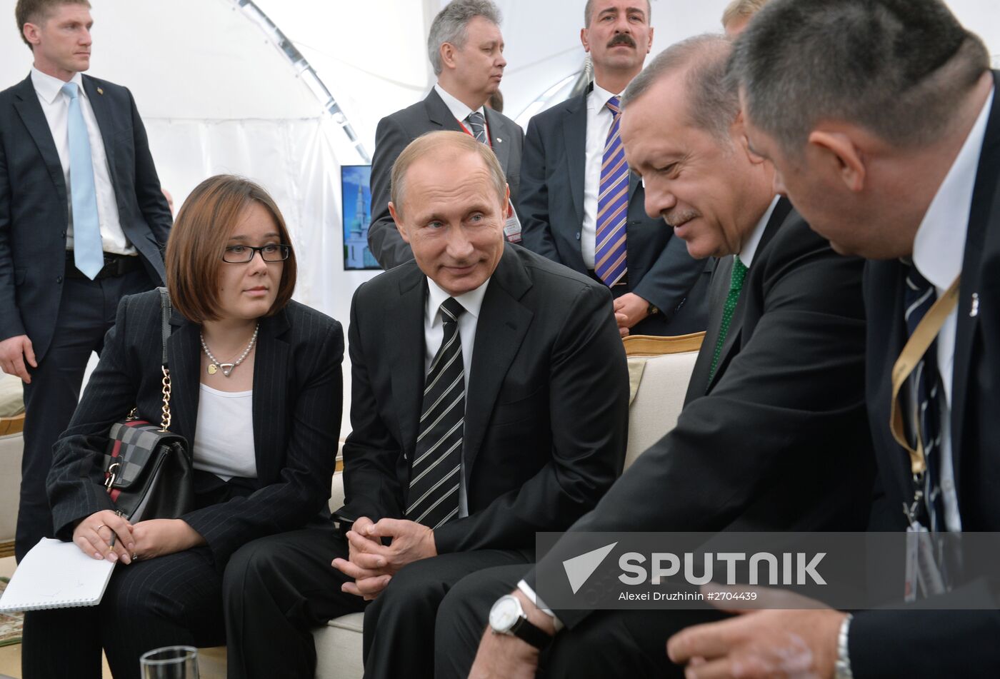 President Vladimir Putin takes part in opening ceremony of reconstructed Moscow Cathedral Mosque