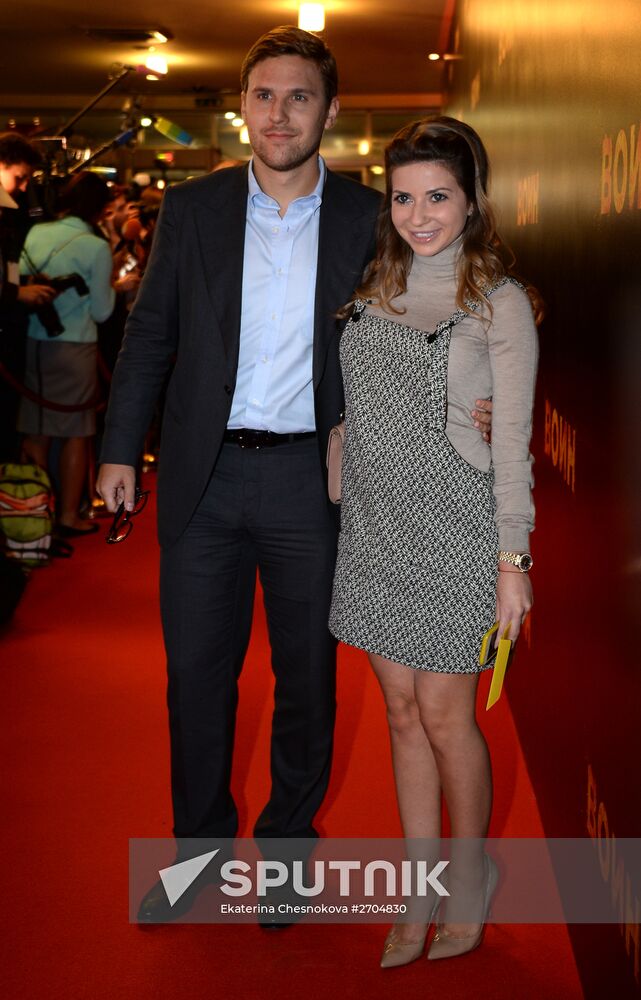 Premiere of Alexei Adrianov's film 'The Warrior'