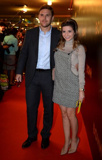 Premiere of Alexei Adrianov's film 'The Warrior'