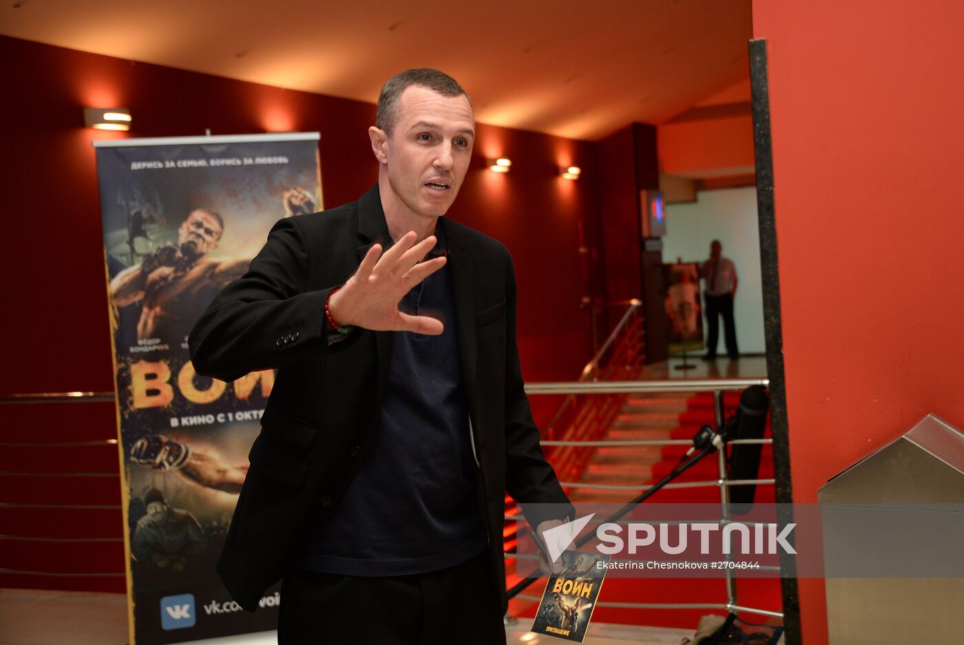 Premiere of Alexei Adrianov's film 'The Warrior'