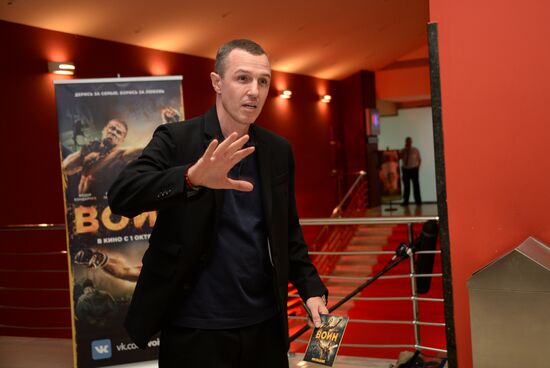 Premiere of Alexei Adrianov's film 'The Warrior'