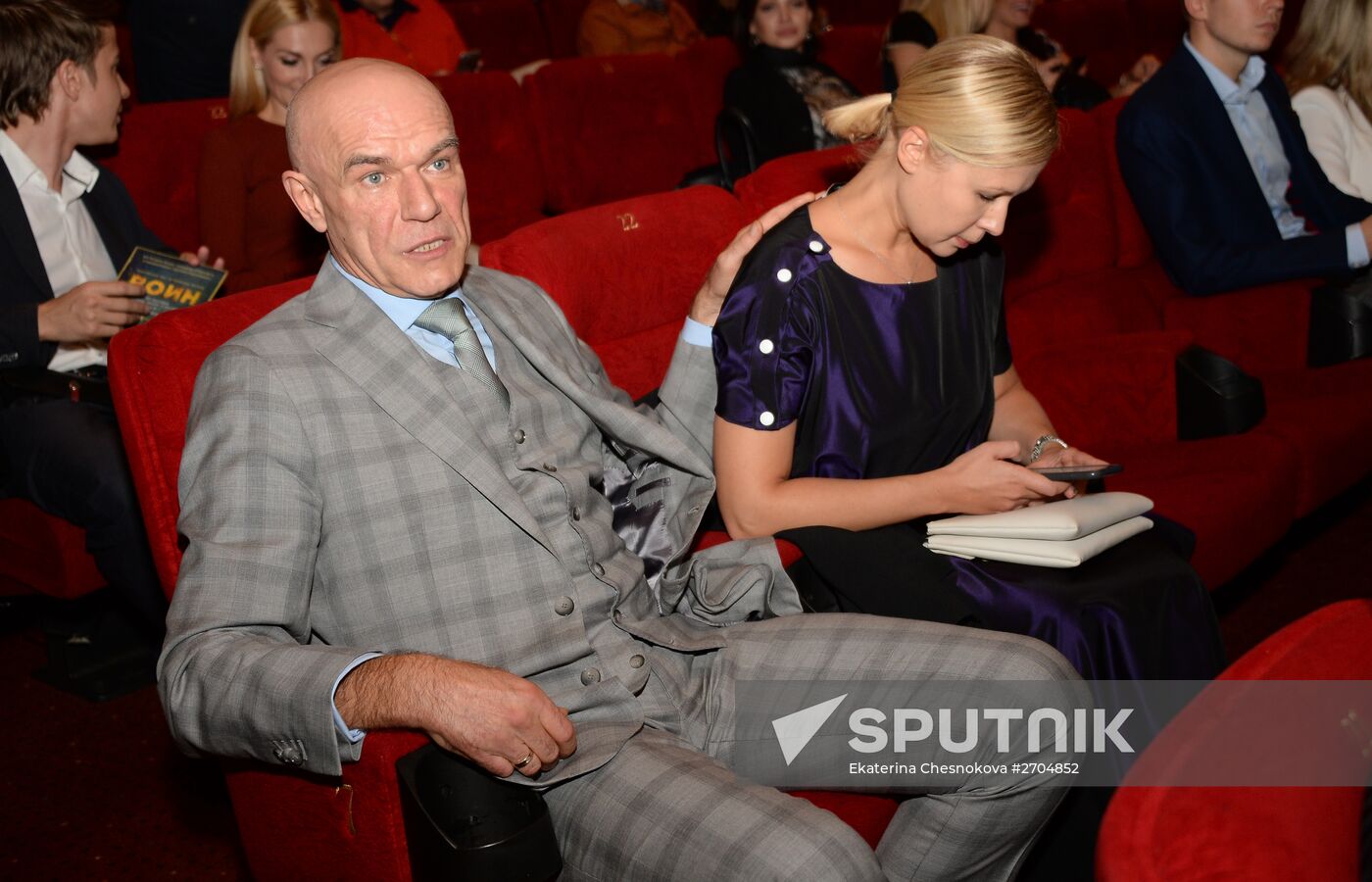 Premiere of Alexei Adrianov's film 'The Warrior'